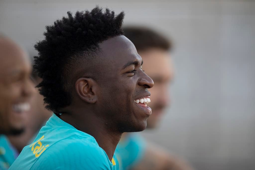 Treino da Seleção Brasileira em Seul. Vinícius Júnior. Foto: Lucas Figueiredo/CBF