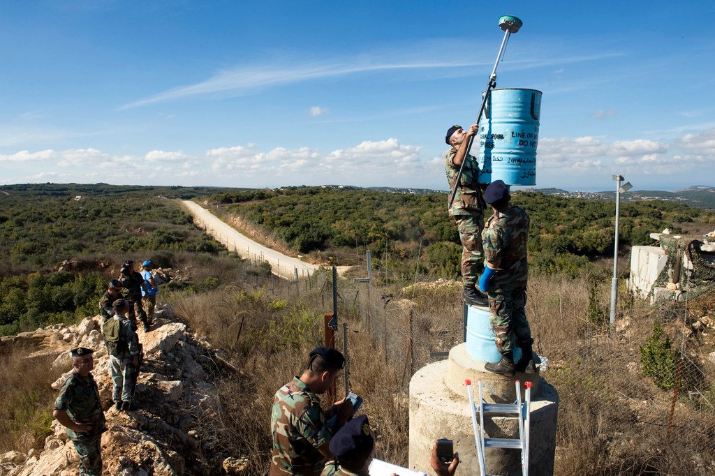  Unifil despachou boinas-azuis a todas as posições no sul do Líbano para ajudar com a segurança dos civis 