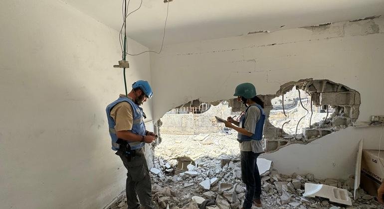 Centro de Saúde destruído em bombardeios