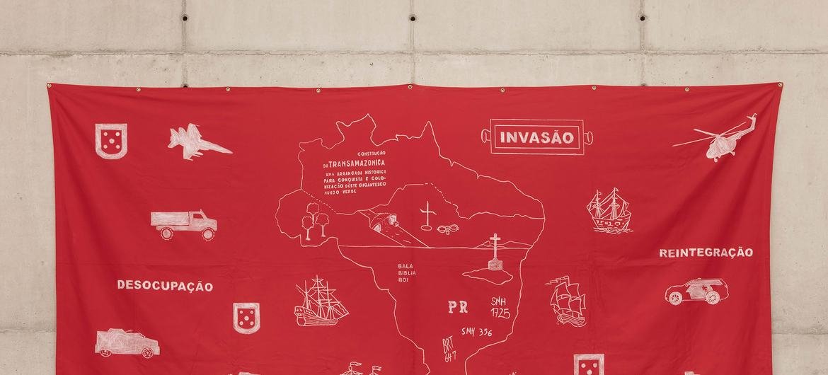 Obra "Invasão", de Jaime Lauriano